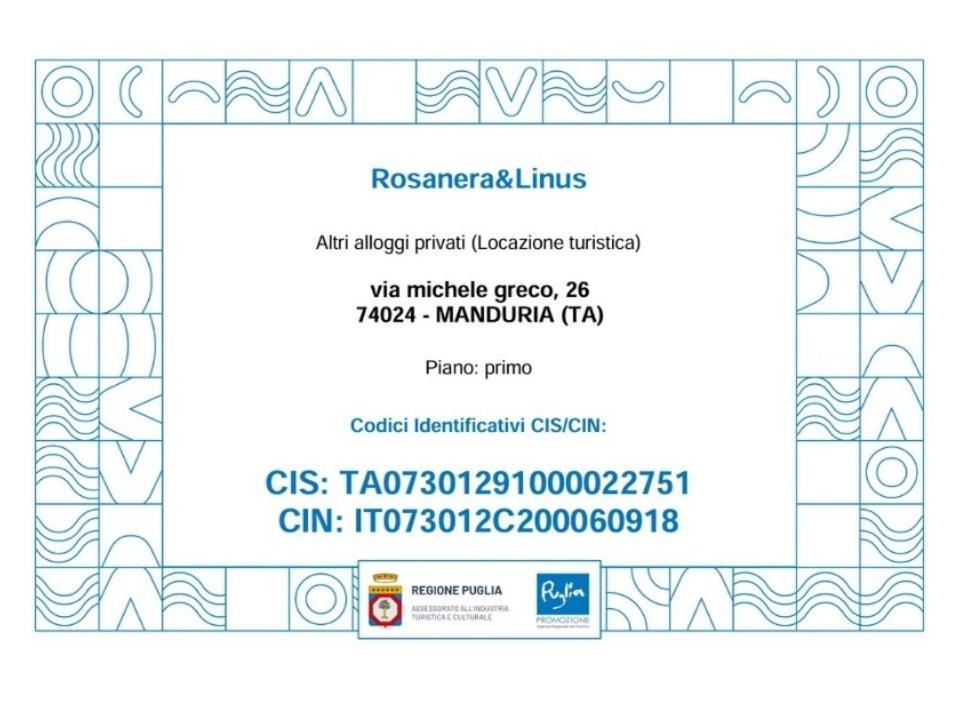Rosanera&Linus Villa Manduria Exteriör bild
